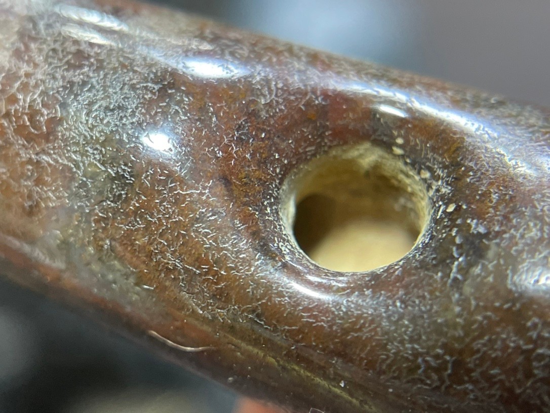 Old Tibetan Nepalese Himalayan Ancient 4 eye Old Dzi Talisman Beads Amulet 四眼天珠