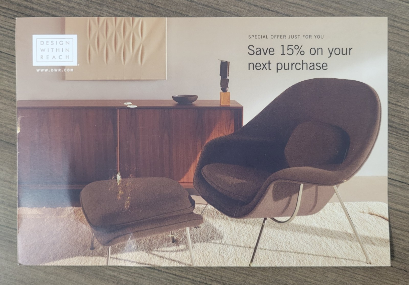 Design Within Reach 15 % On Your ENTIRE ORDER Coupon - EXP 5/15/25