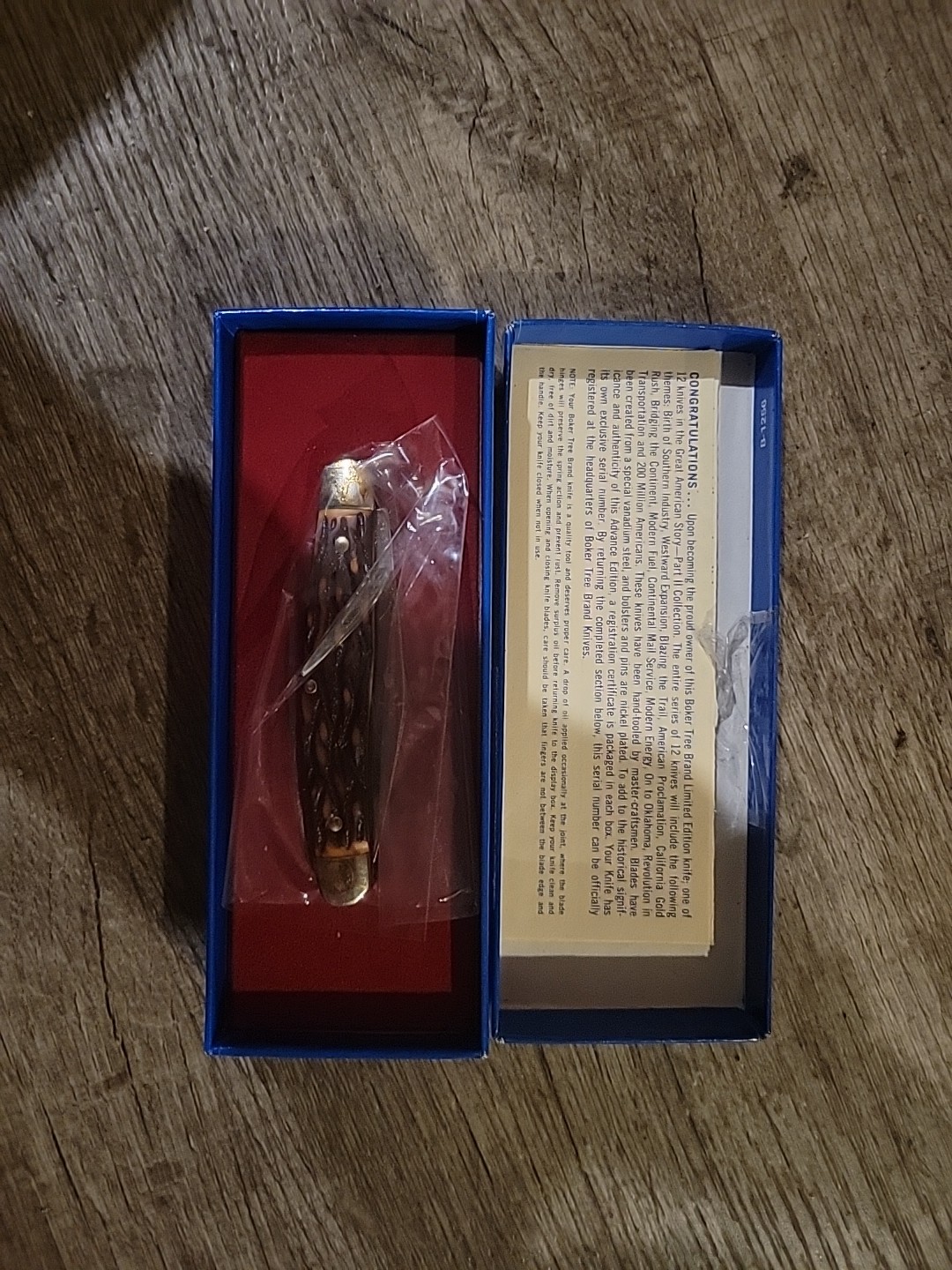 vintage Boker Congress Great American  Knife 1778 "REMEMBER THE MAINE" IN BOX