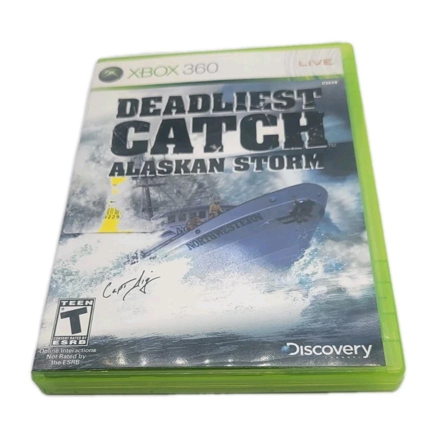 Deadliest Catch Alaskan Storm Xbox 360, Authentic Replacement Case Only