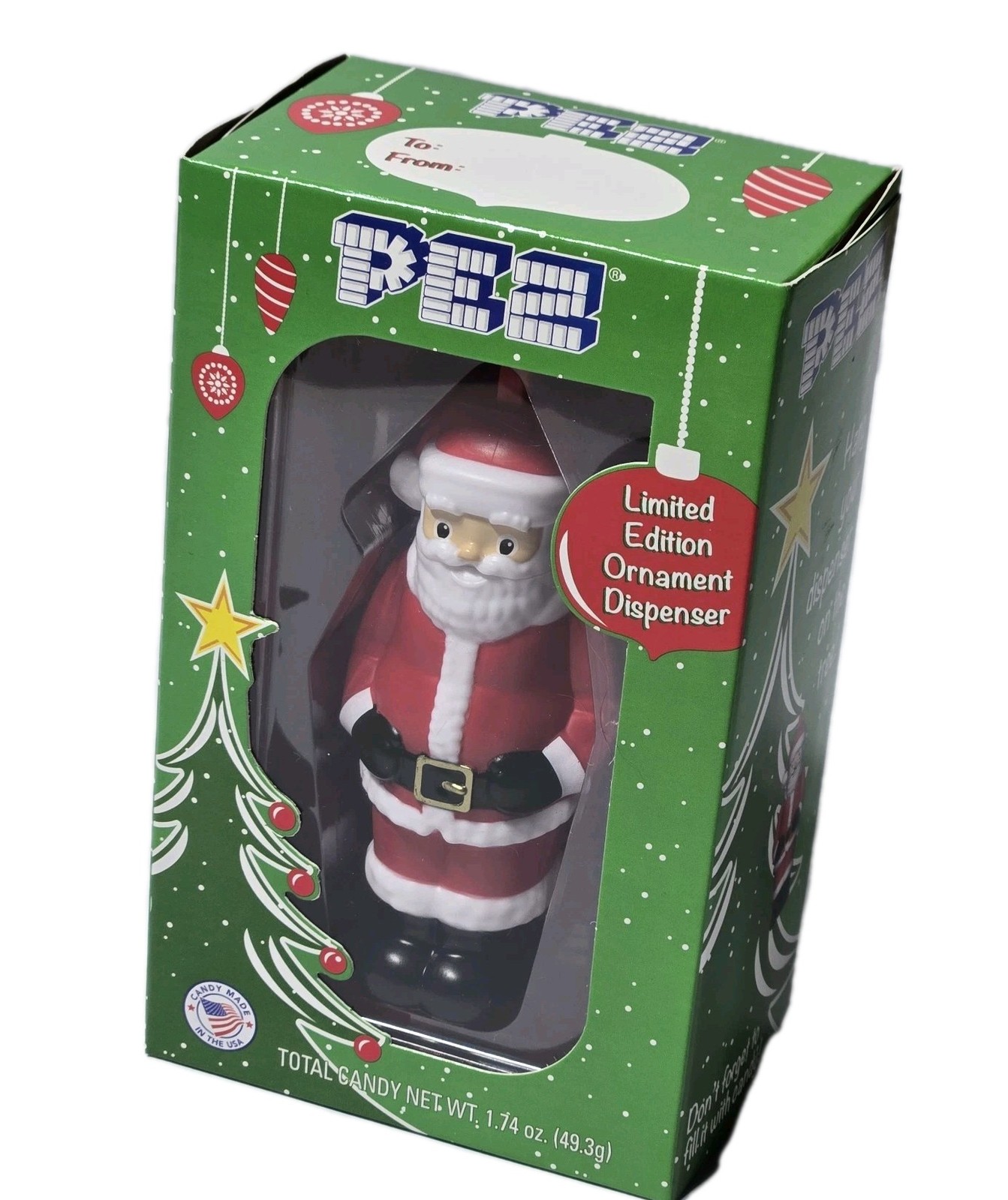 PEZ SANTA CLAUS Limited Edition Christmas Candy Dispenser Ornament NEW Holiday