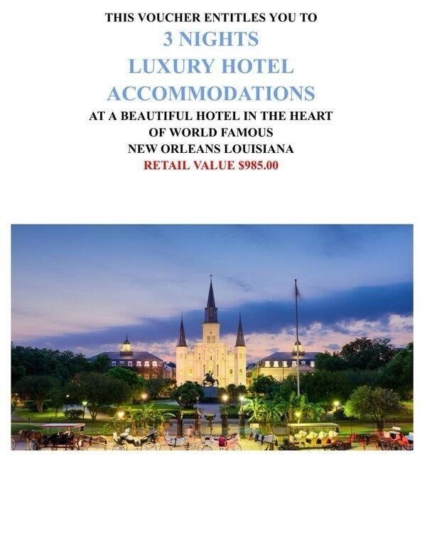 New Orleans, LA 4 Days / 3 Nights Vacation Package
