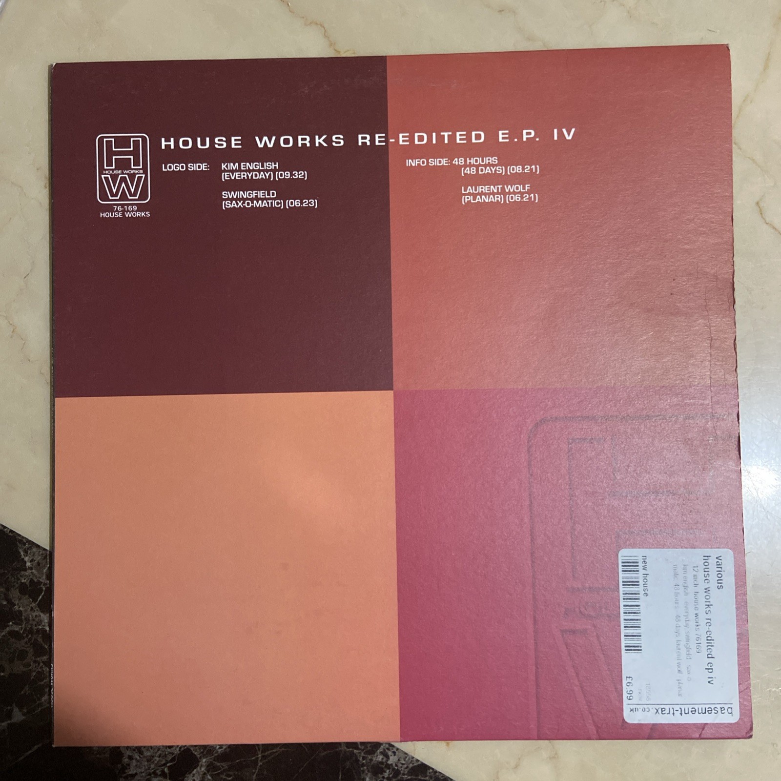 HOUSE WORKS RE-EDITED EP IV - ft. Kim English Swingfiled, 48 Hours, lauren wolf