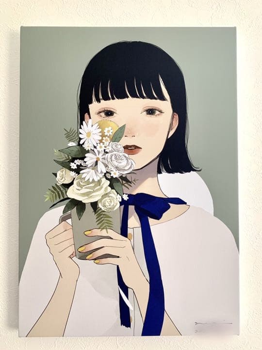 Nagi A3 Canvas Print Natsuki Ed10 Autographed Signed Limited Edition