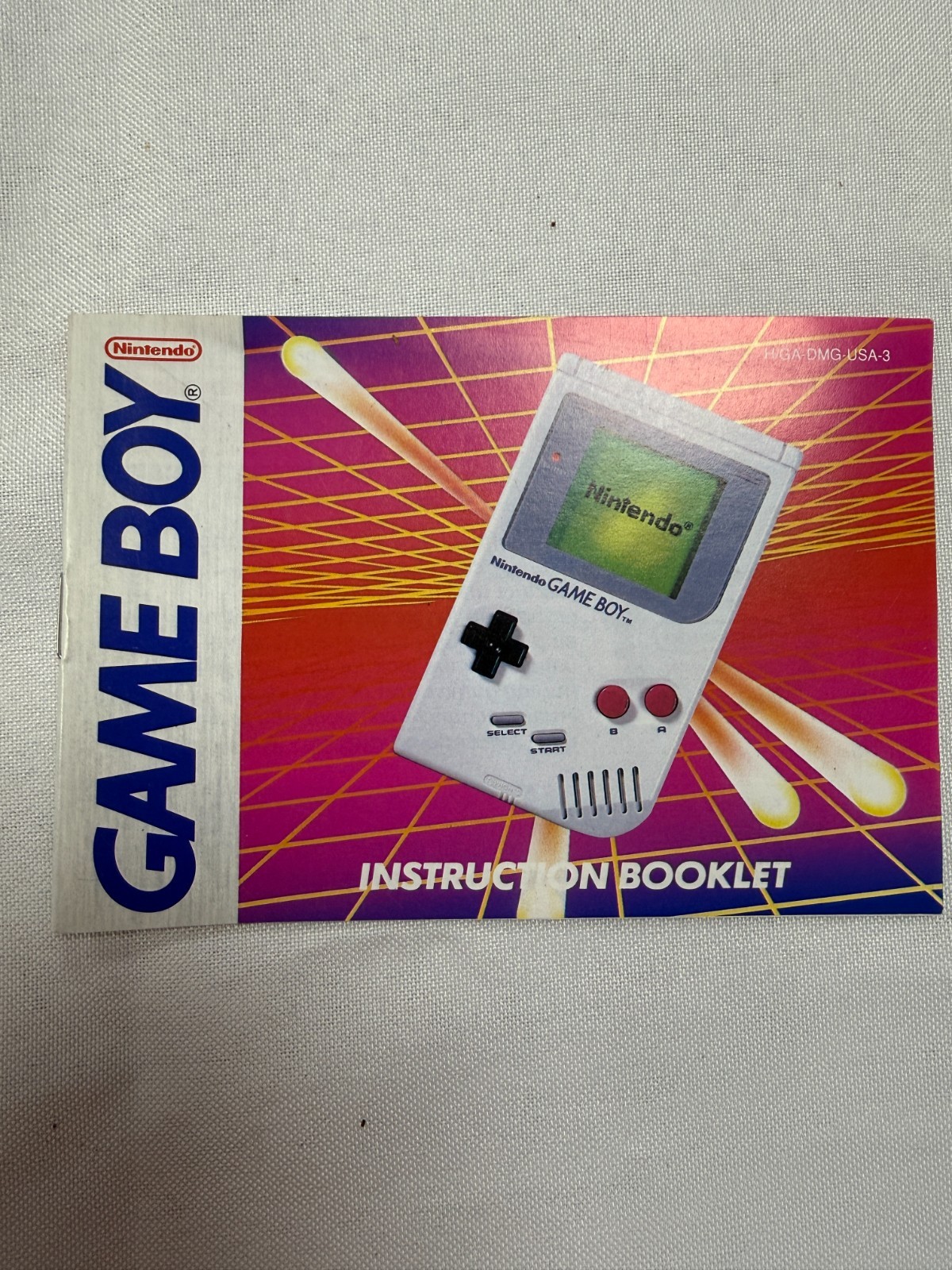 Nintendo Game Boy Original DMG Instruction Manual Booklet Vintage OEM