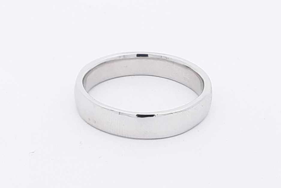 14k White Gold Wedding Band 9.7 Grams Size 14 Eb1125prxsa