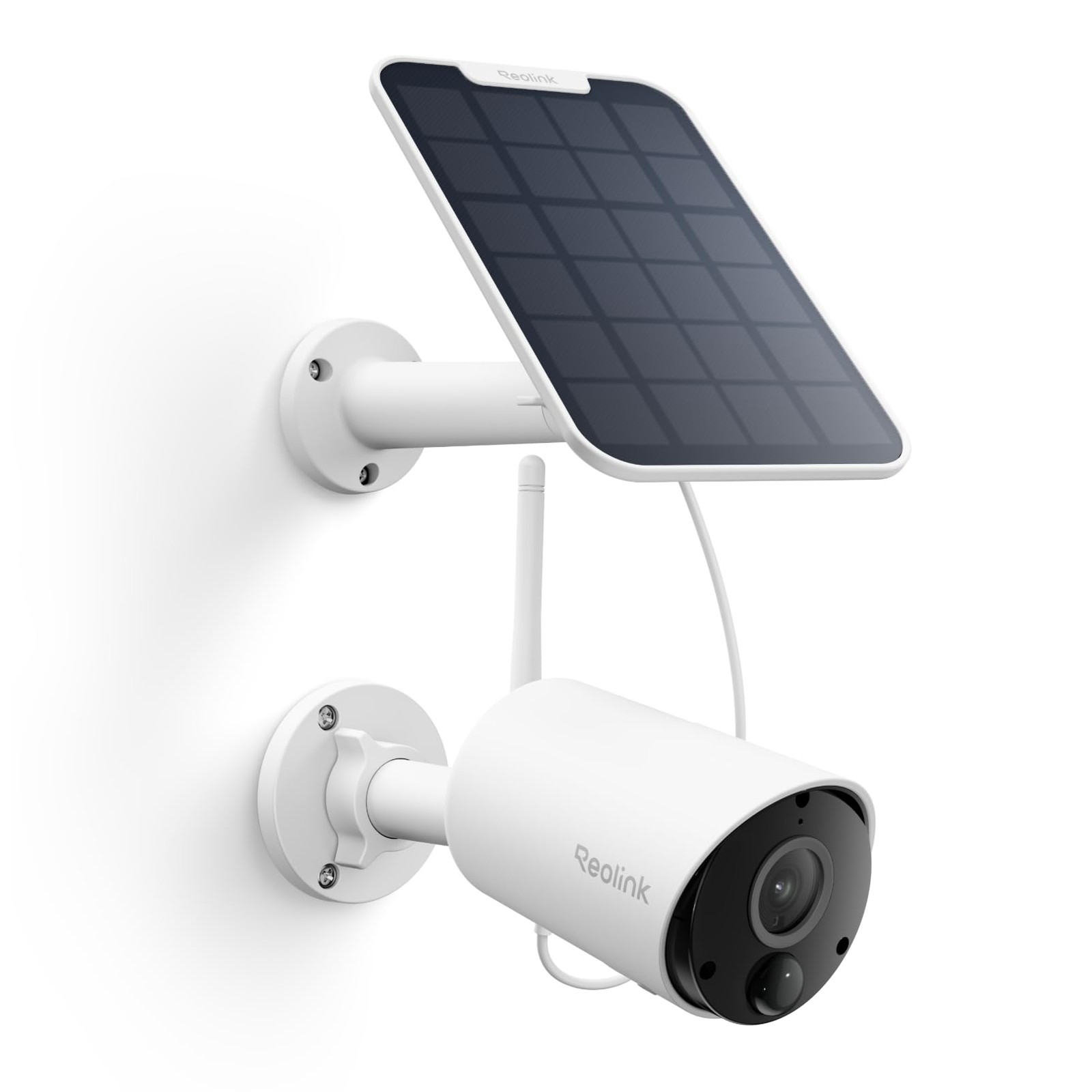 Argus Eco+Solar Panel 2K 5MP Solar Security Camera Outdoor for Home Surveilan...