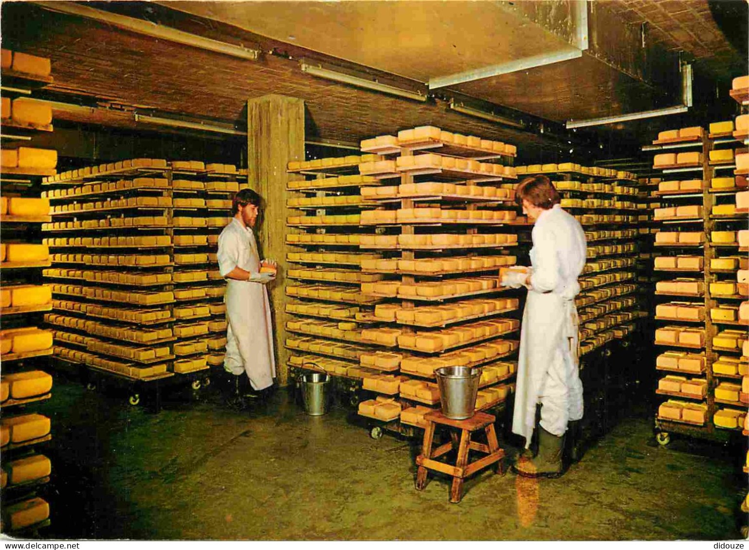 Postcard - Crafts - Cheese - Cheeses - Cheese Factory - Abbey of Maredsous