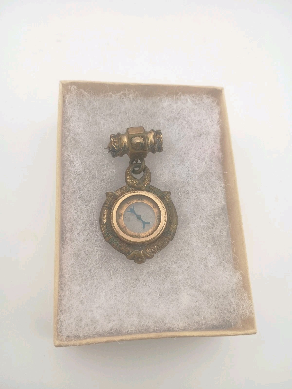 Victorian Gold Filled Functioning Compass With A Needle That Spins