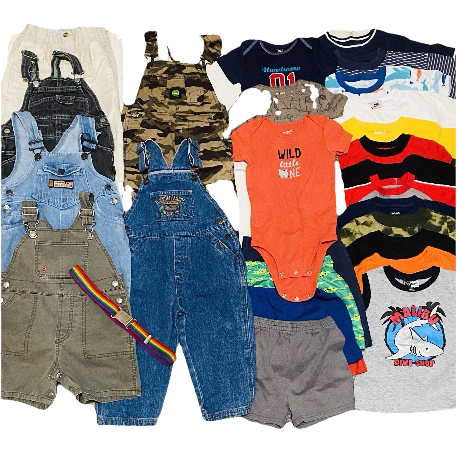 BABY BOY BUNDLE Mostly 24m/2T Bugle Boy Gap Polo John Deere Old Navy Place 28pcs