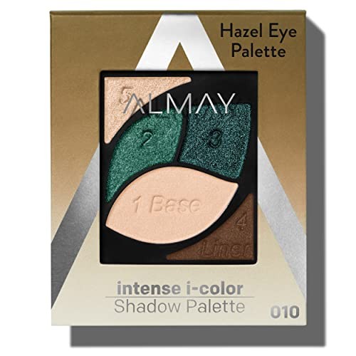 Almay Eyeshadow Palette, Longlasting Eye Makeup,  030 Hazel Eyes, 0.1 Oz