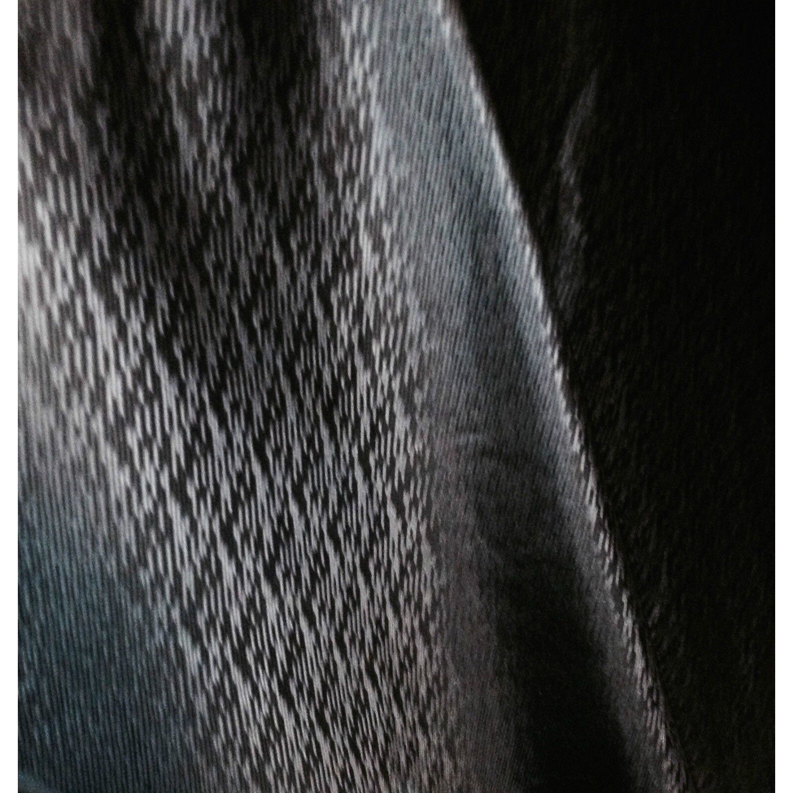 Black Brocade Fabric True Vintage Rare Textile 12 Yards Elegant Design