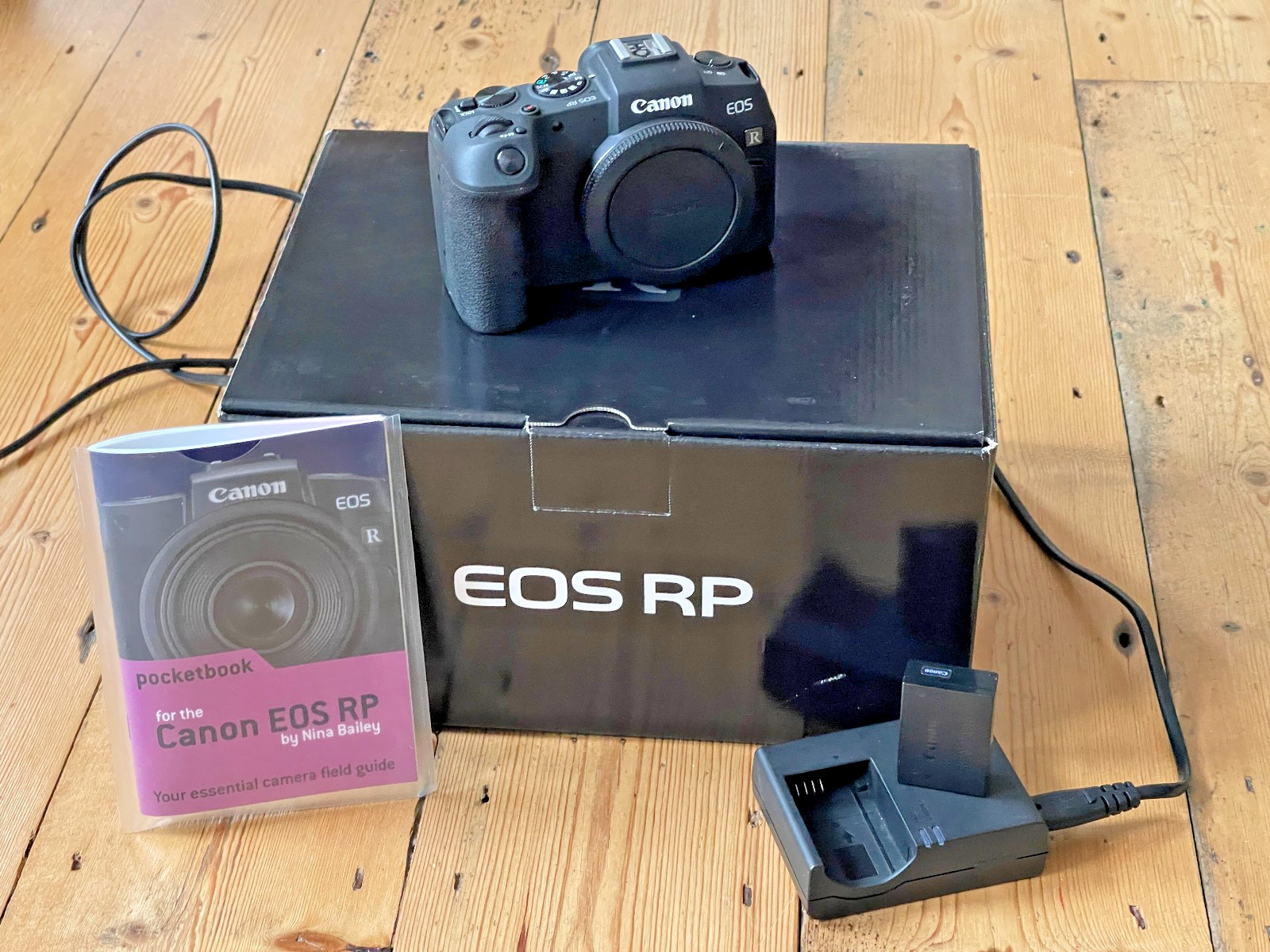 Canon EOS RP 26.2MP Camera Black Excellent Condition Boxed w Extras