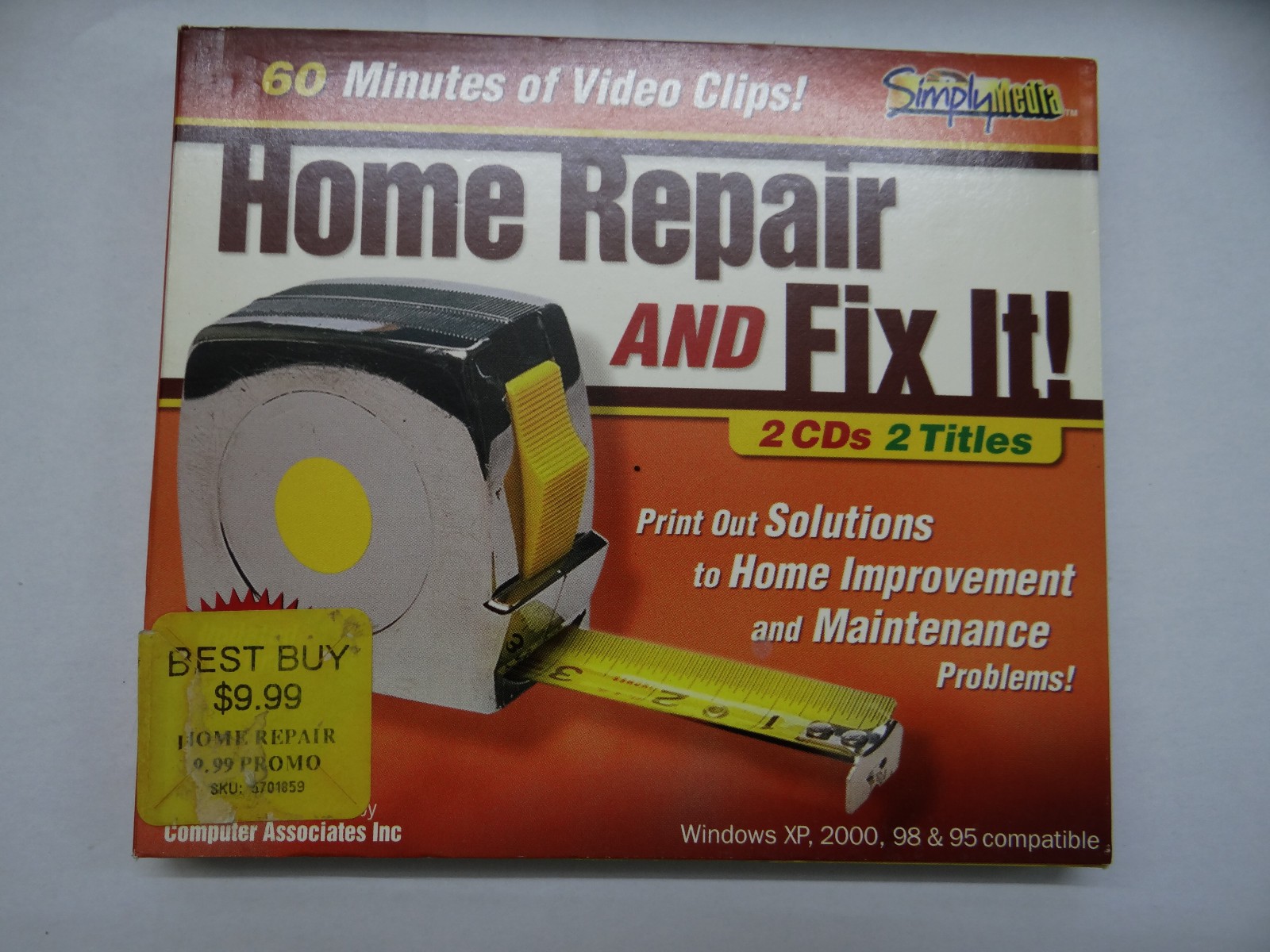 Home Repair And Fix-It Professional Software - 2 CDs
