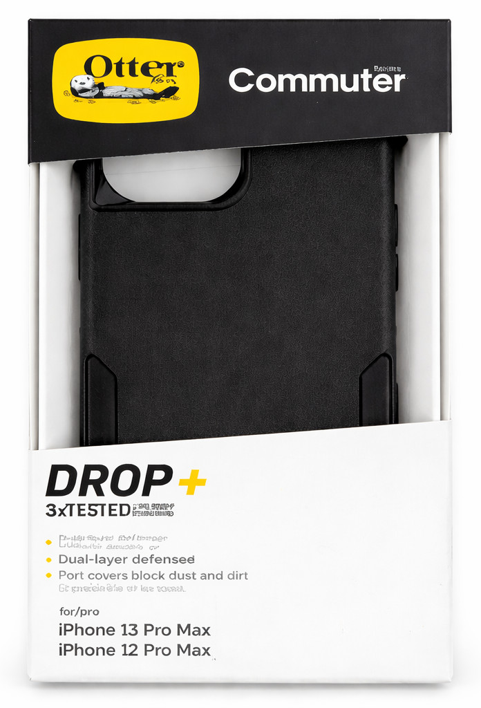 OtterBox Commuter Case iPhone 13 Pro Max / 12 Pro Max Black Drop+ Protection NEW