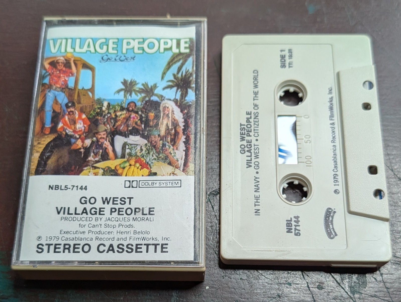 Go West by Village People (Cassette, 1979, Casablanca) VG+