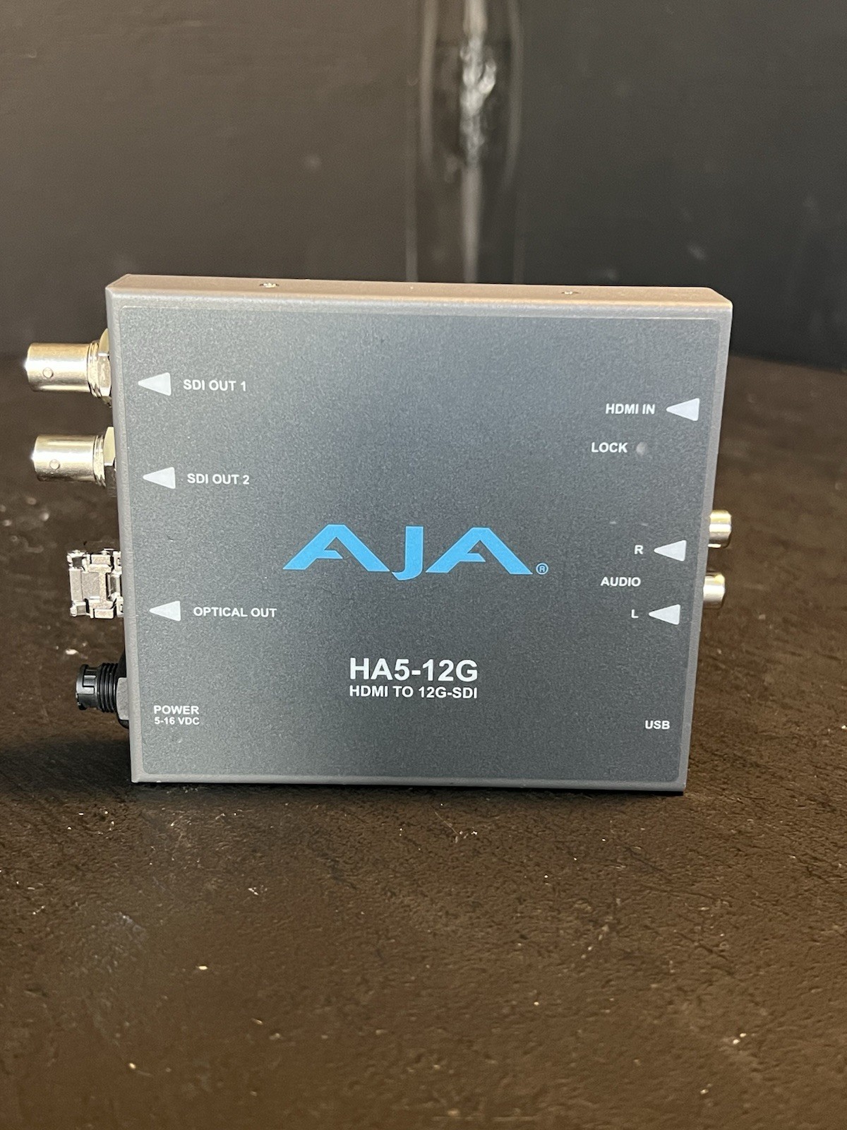 AJA HA5-12G HDMI 2.0 to 12G SDI Mini Converter