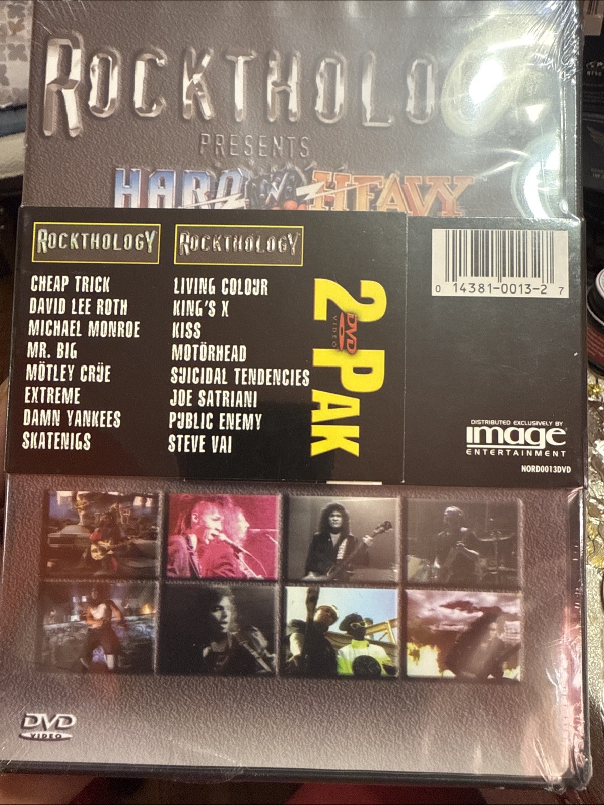 Rockthology Hard Heavy, NEW 2 DVD 9,10 The Cult, Poison, Winger, Alice Cooper,