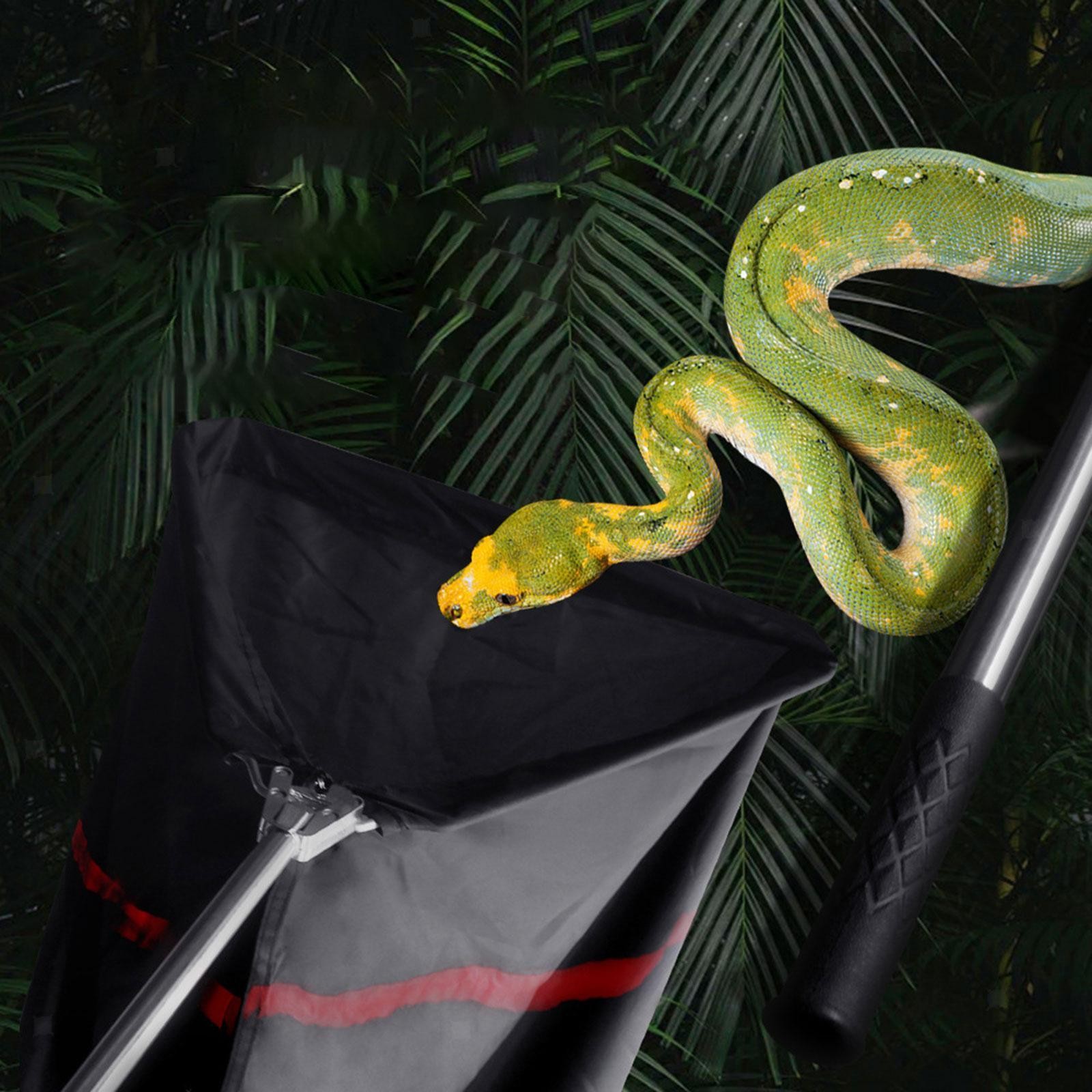 Snake Catcher Net Reptile Catching Equipment with Secure Drawstring Heavy Duty