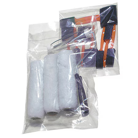 Open Poly Bags, 30" X 15", 2 Mil, Clear, None, 500 Pk, 5Dgy8