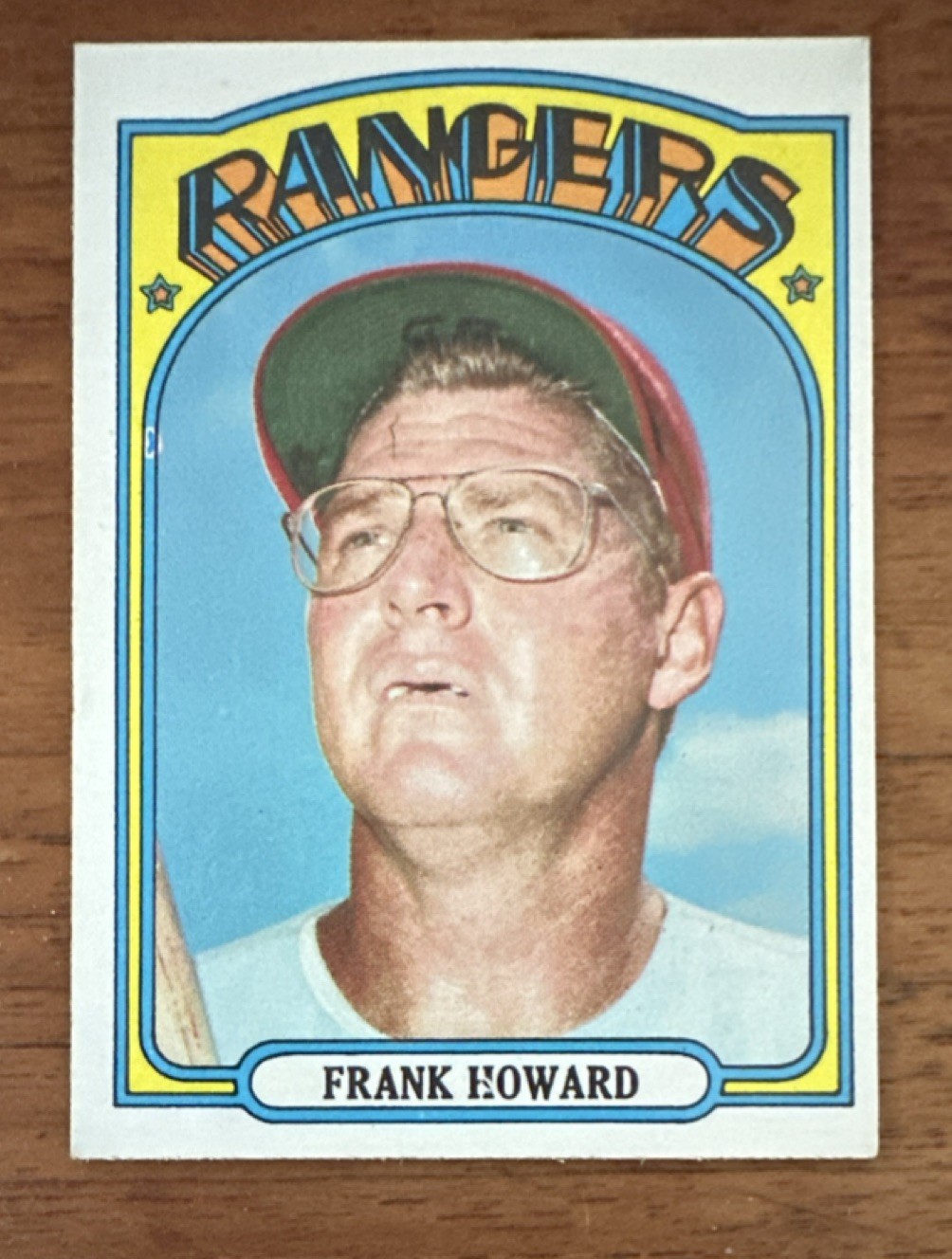 Topps 1972 Frank Howard #350 Texas Rangers Base Set Baseball Card