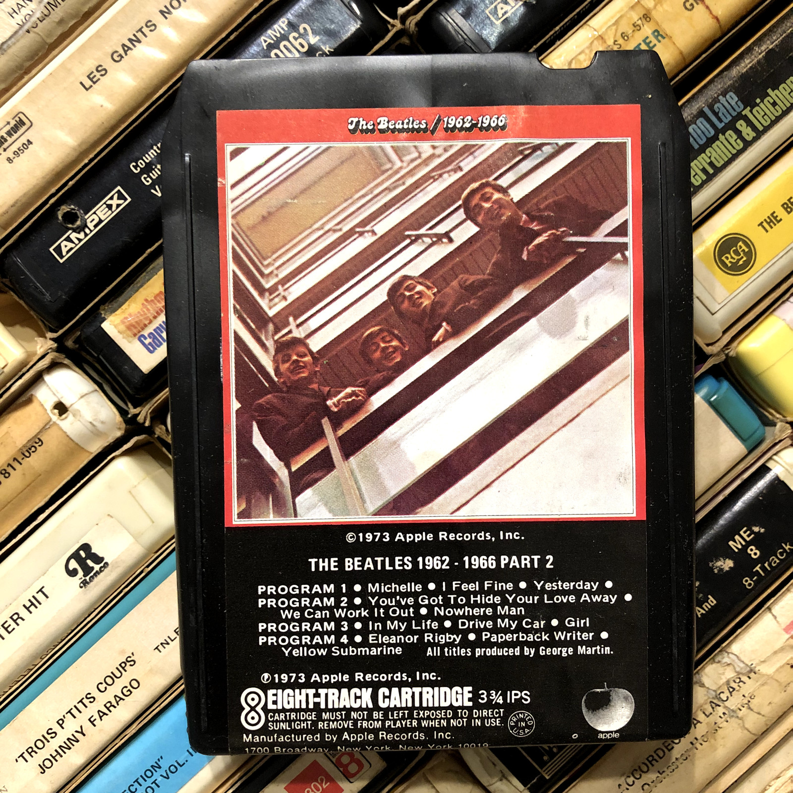 The Beatles : 1962-1966 part 2 1973, 8 Track Tape