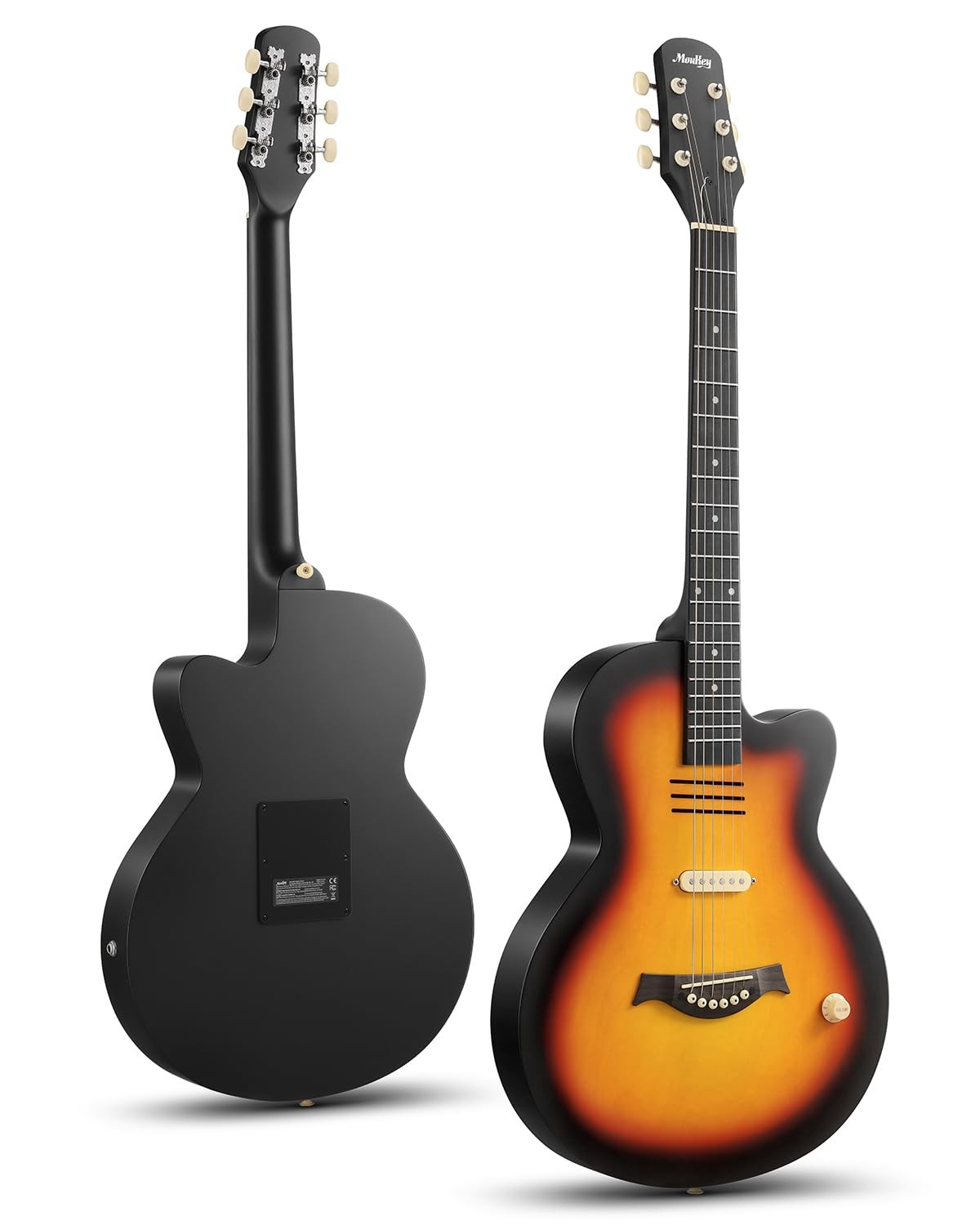 BCC-100 Acoustic Electric Guitar 39-Inch, Cutaway Guitar with Passive Pickup,...