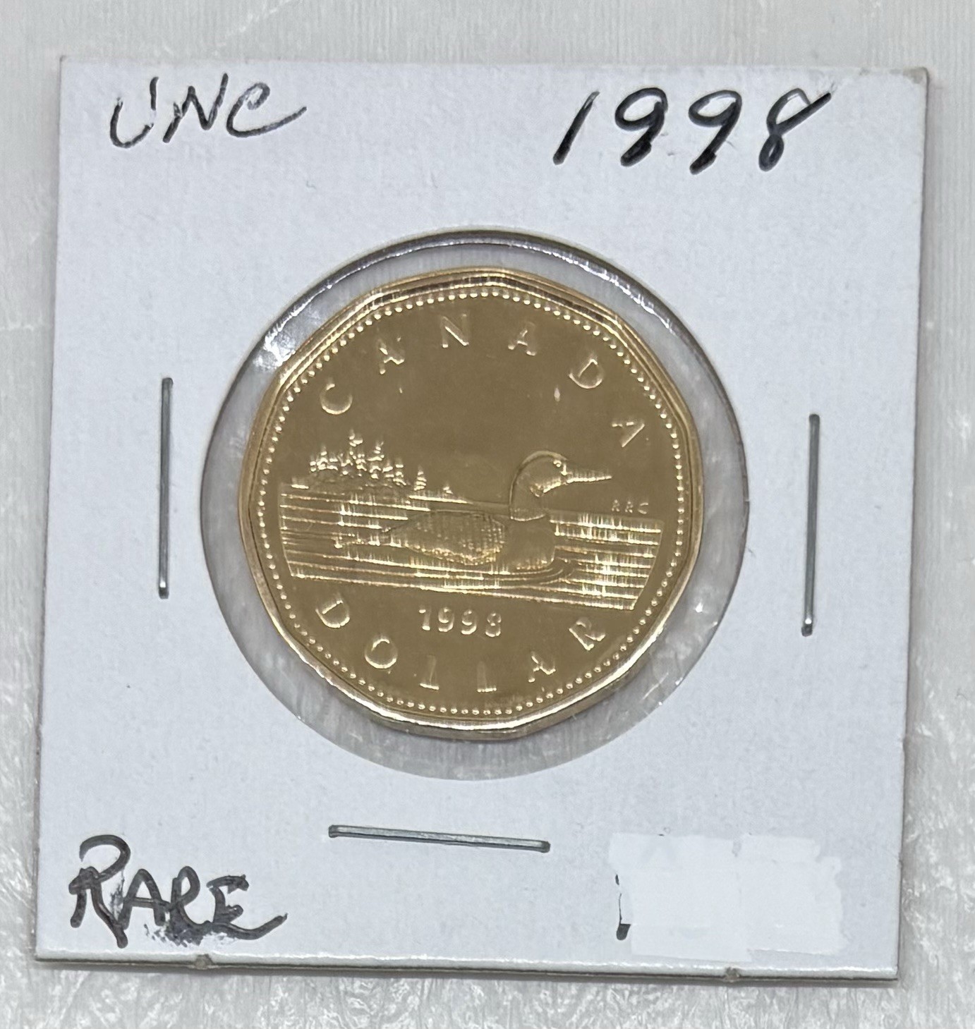 1998 W Canadian Loonie Rare From Mint Set