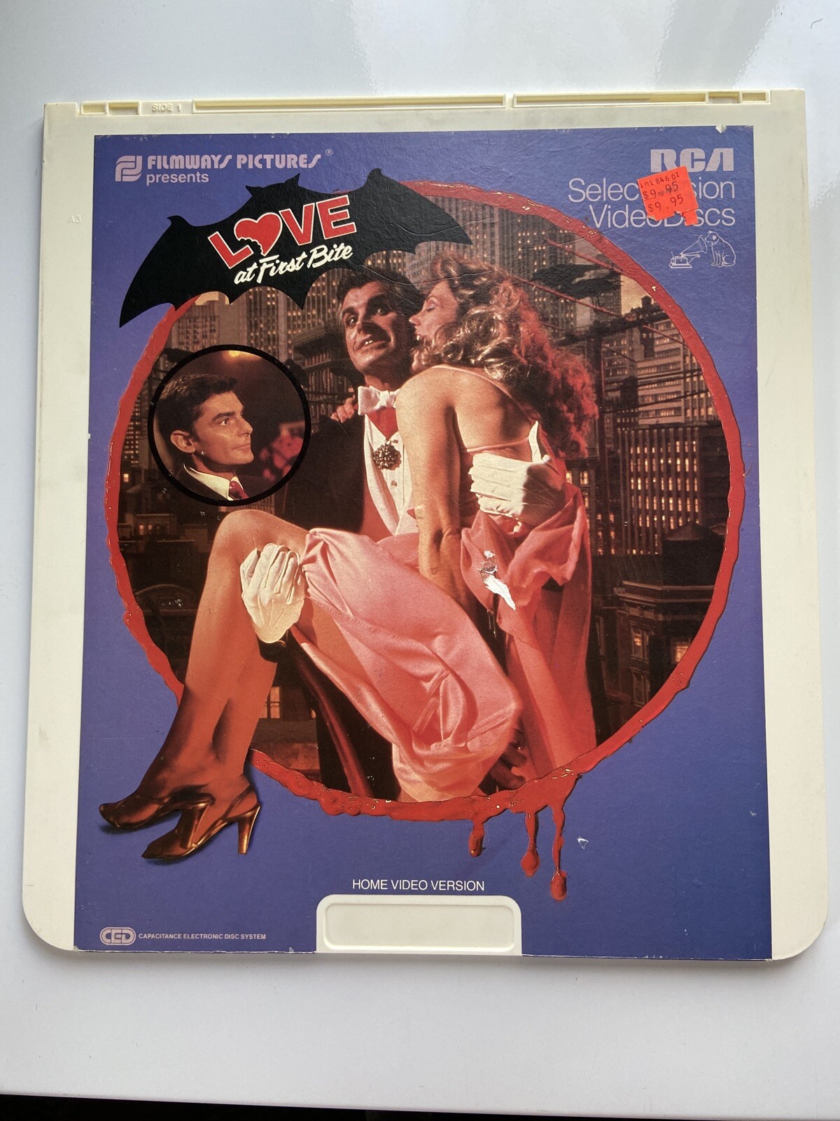 Love at First Bite RCA Selectavision Video Disc CED 1982 RCA 01904 Uncommon