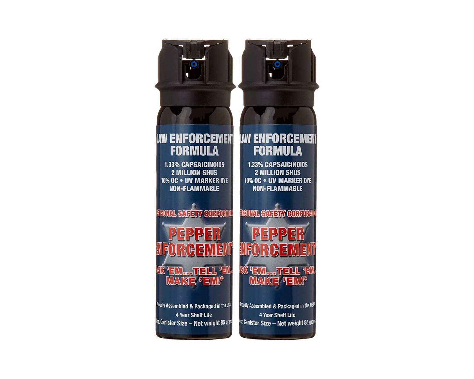 Fog Pepper Spray for Self Defense, 4 oz. Flip Top - Maximum Police Strength O...
