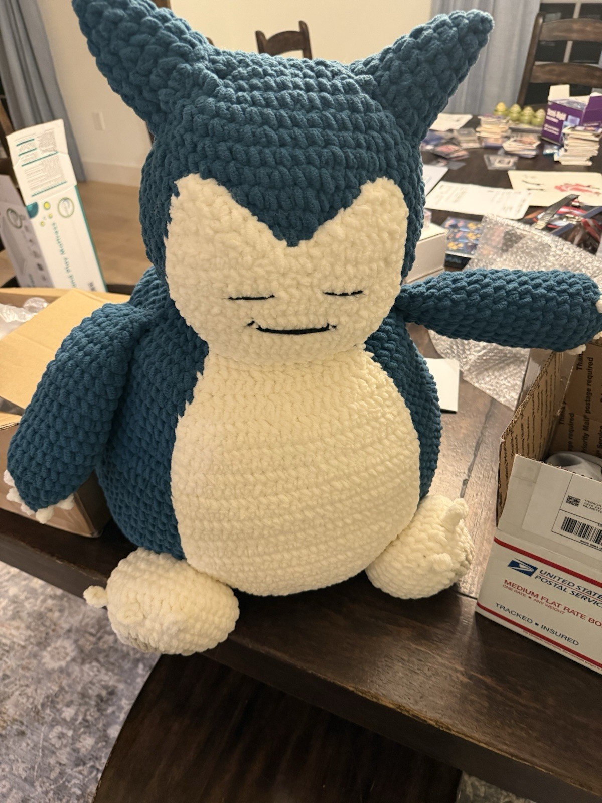 Handmade Crochet Pokémon Snorlax Large Size