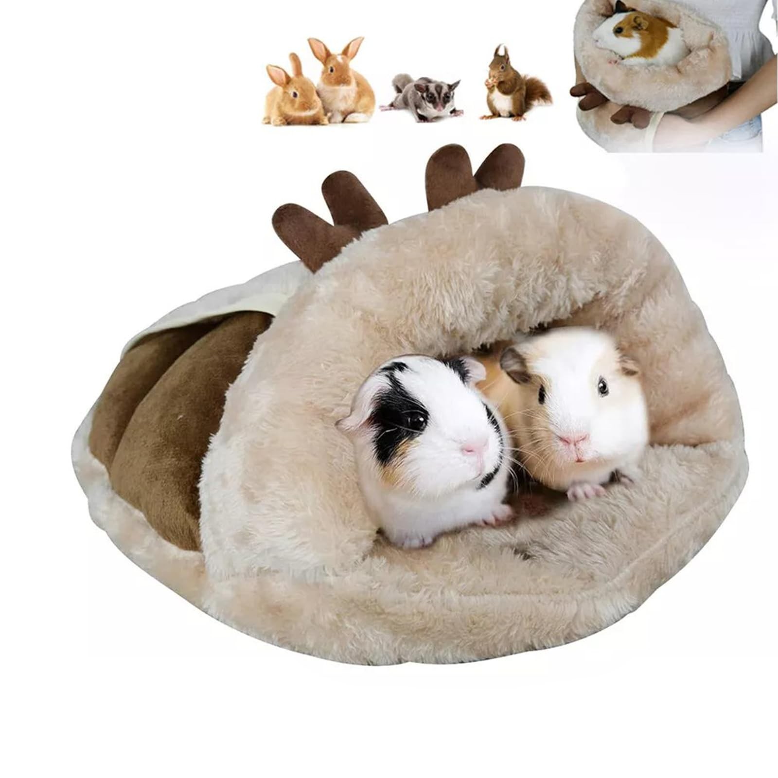 Guinea Pig Bed Warm Hideout Cozy Sleeping Cushion for Small Animals 