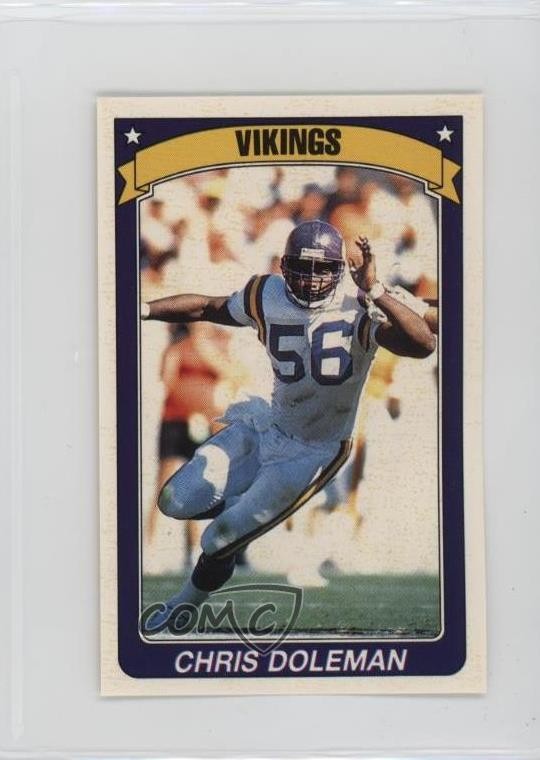 1990 Panini Album Stickers Chris Doleman #290 HOF 0au4