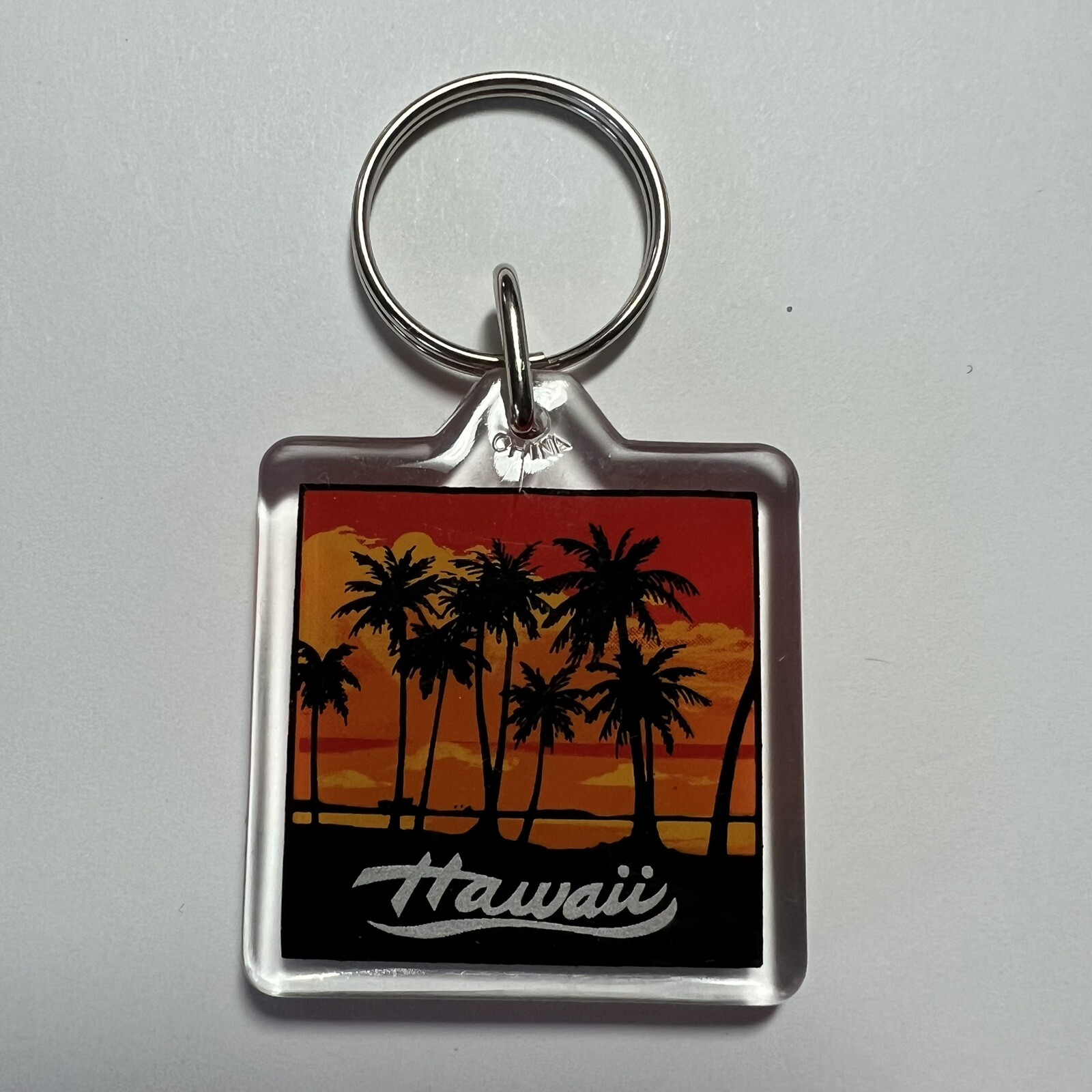 Vintage Hawaii Key Chain Keychain Key Ring