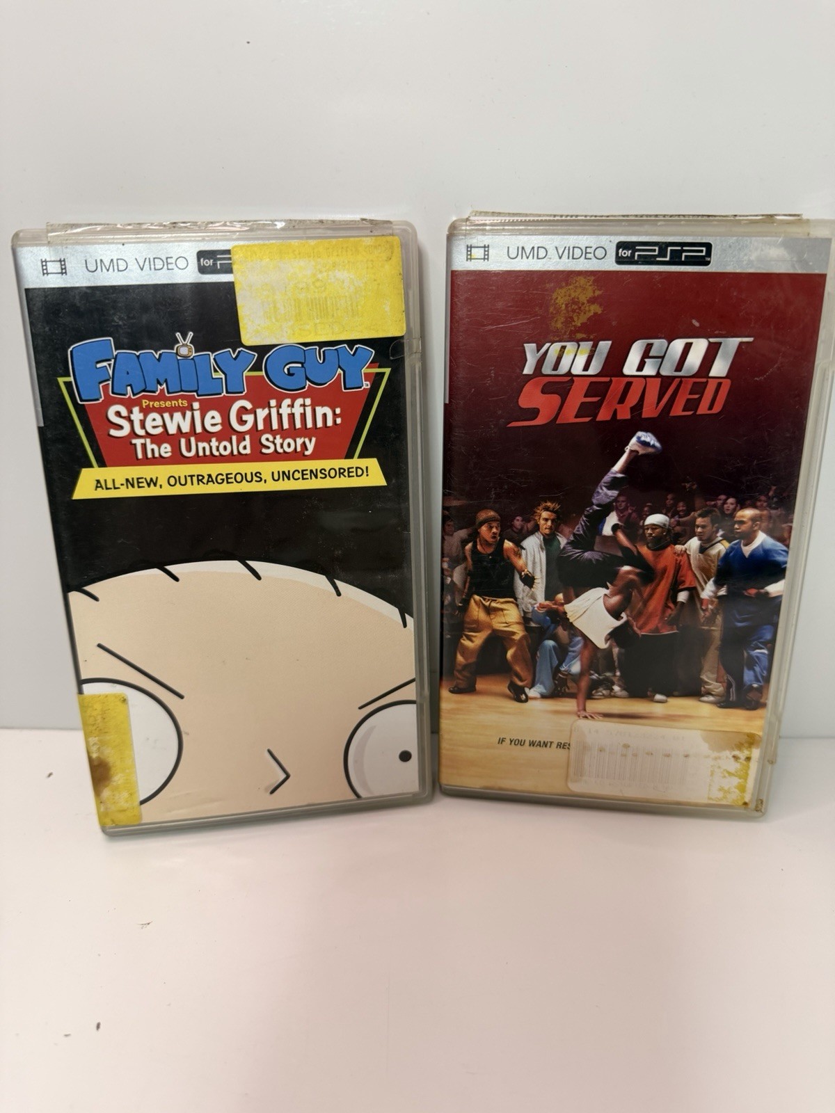 PSP UMD Movie Lot Family Guy Stewie Griffin & You Got Served