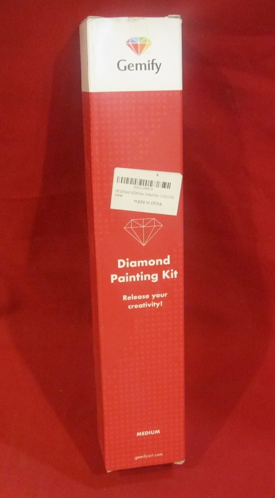 Gemify Custom Diamond Painting Kit - MEDIUM - New in Box - BEACH VIEW