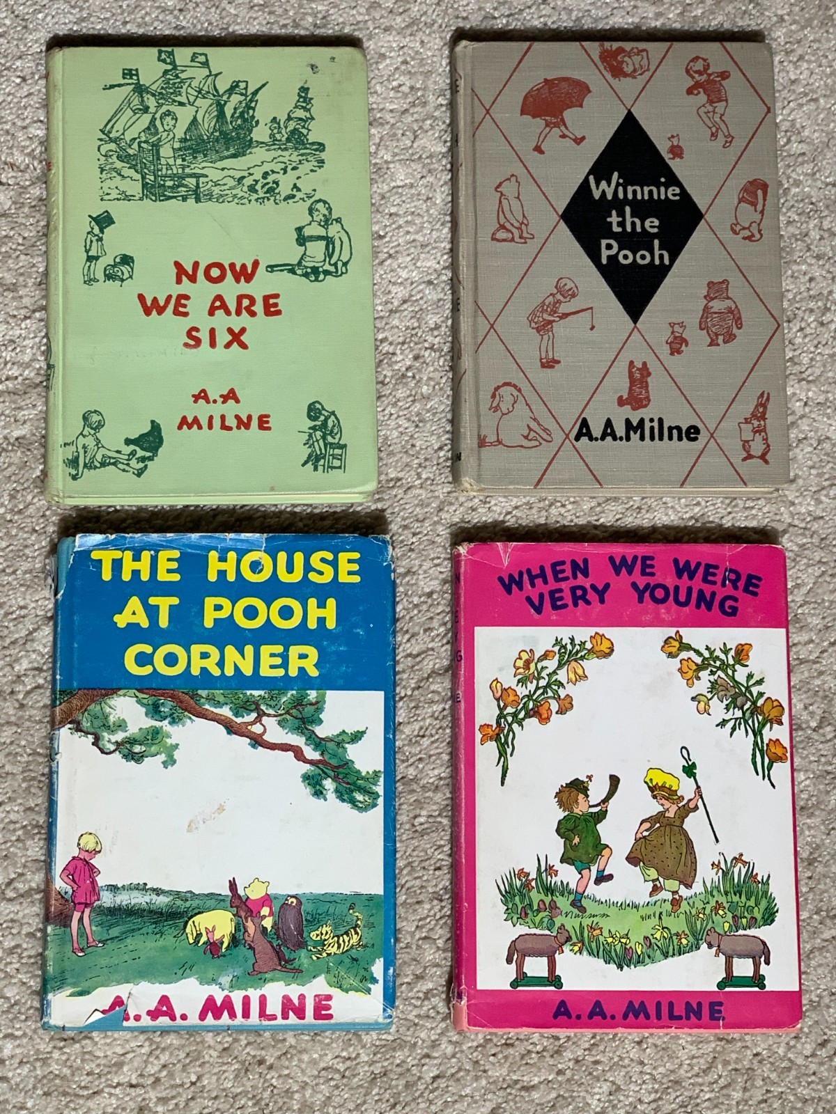 Winnie the Pooh (4 Books) - by A.A. Milne -1950