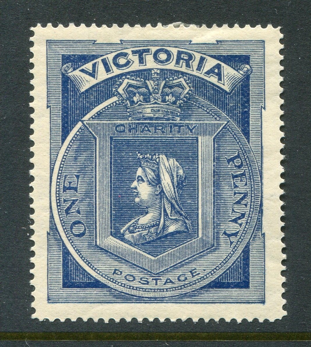 Victoria #B1 Charity Victoria 1 P. [Mint Hinged]