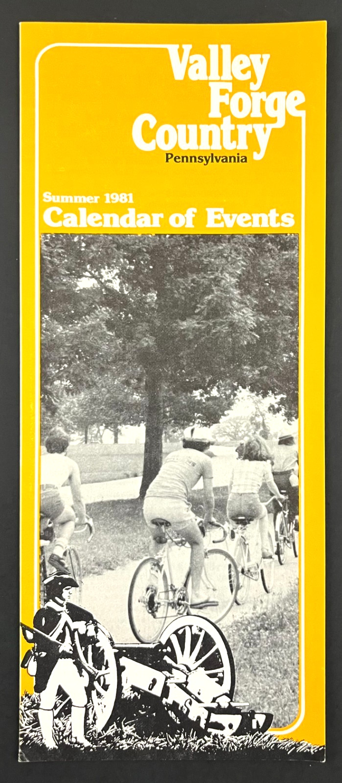 1981 Valley Forge Summer Events Calendar Pennsylvania Vintage PA Travel Brochure