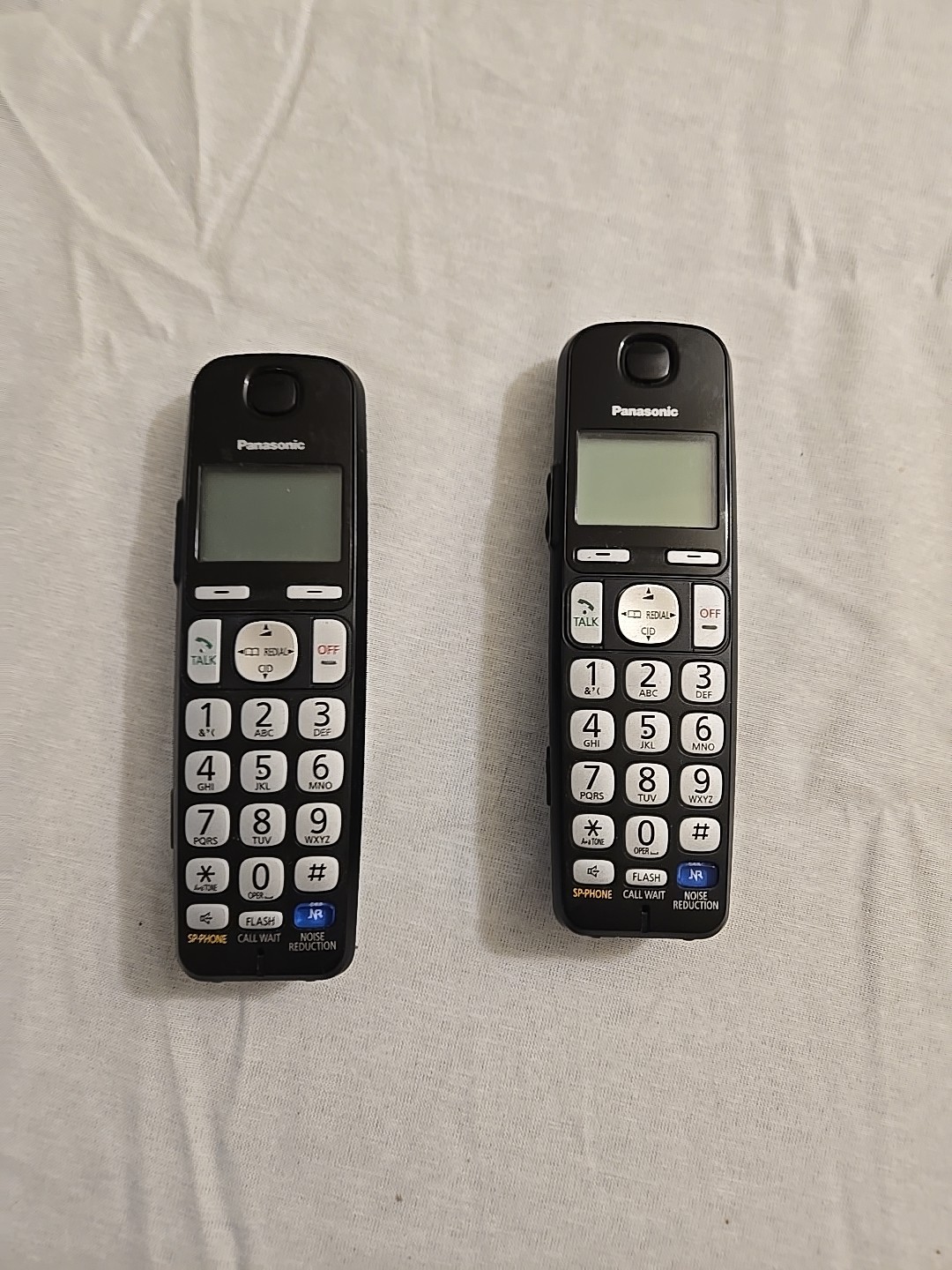 Lot of 2 Panasonic KX-TGEA20 Phones, NO DOCKS UNTESTED