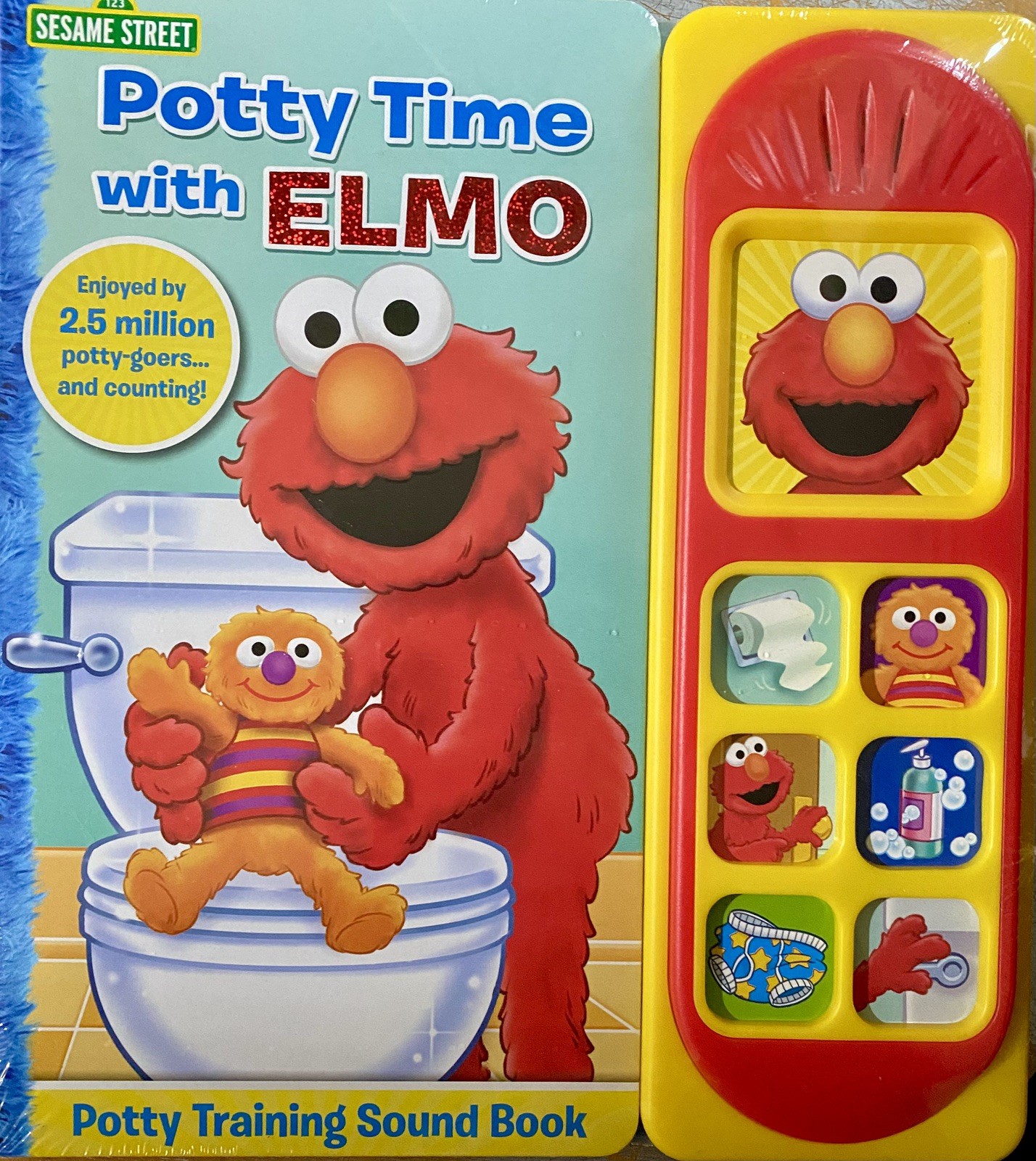 NEW Sesame Street Potty Time with Elmo Sound Book Potty Training Interactive