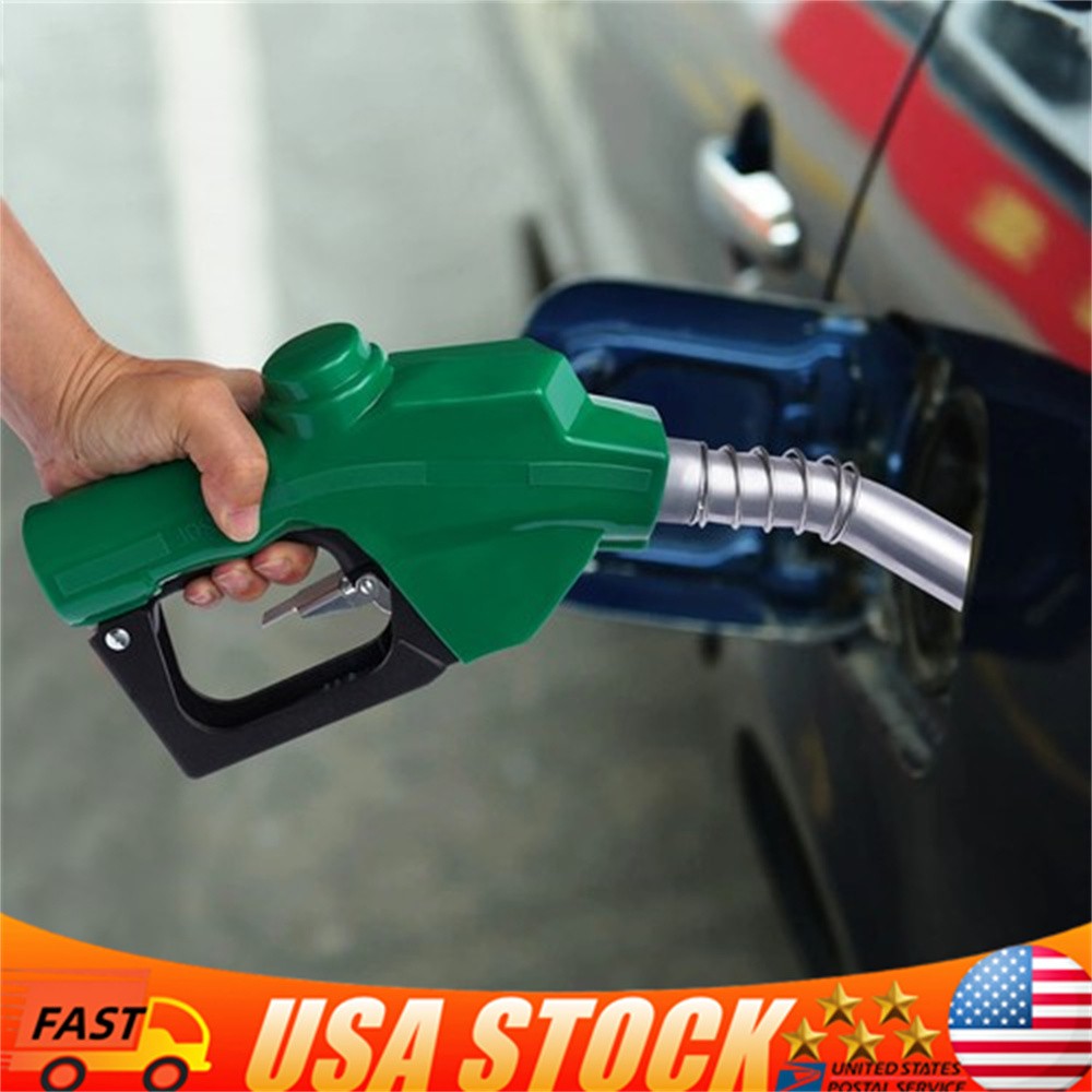 1" Fuel Gun Hose Trigger Nozzle Manual Fits Diesel Oil Dispensing Transfer Pump
