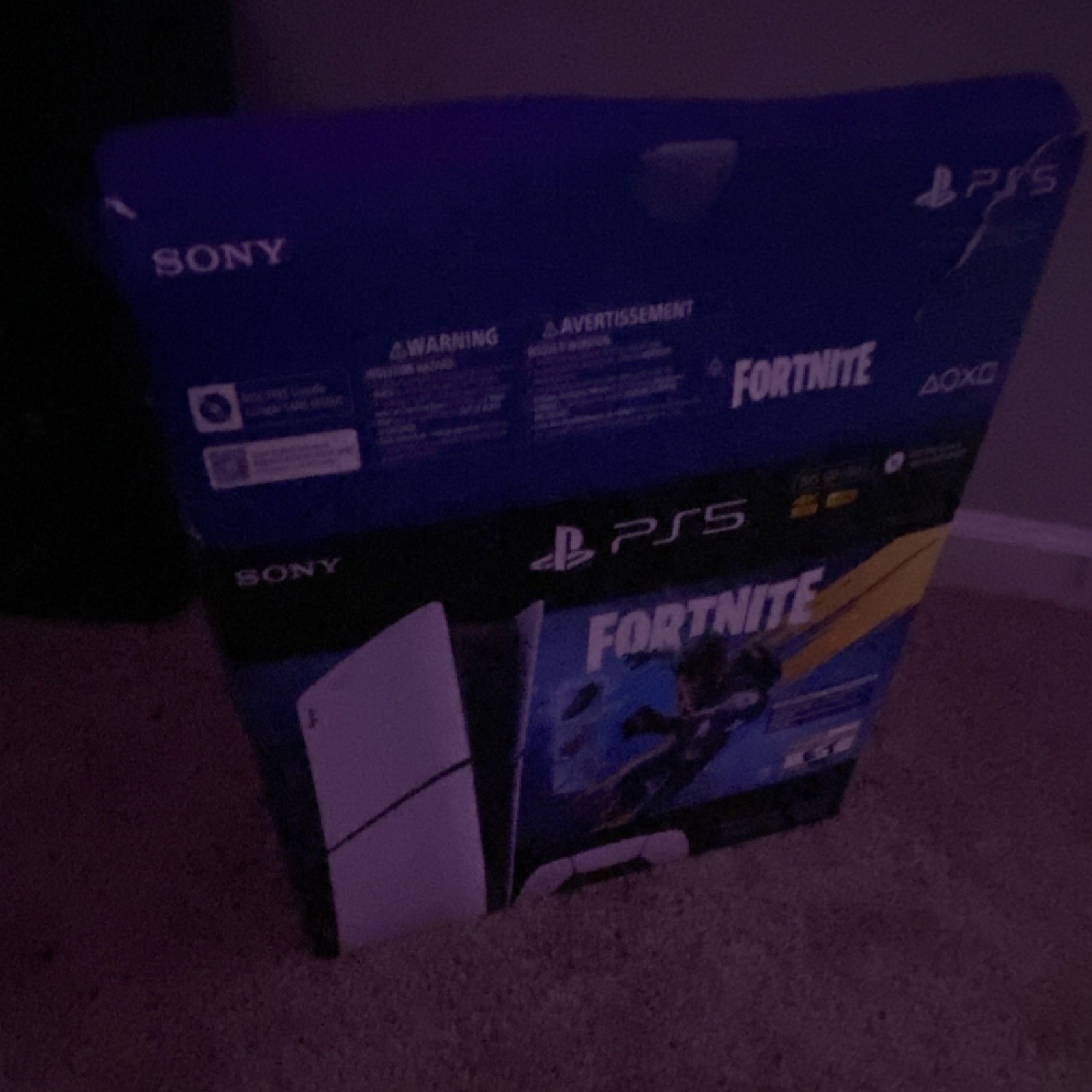 Sony PlayStation 5 PS5 Fortnite Edition Original Box