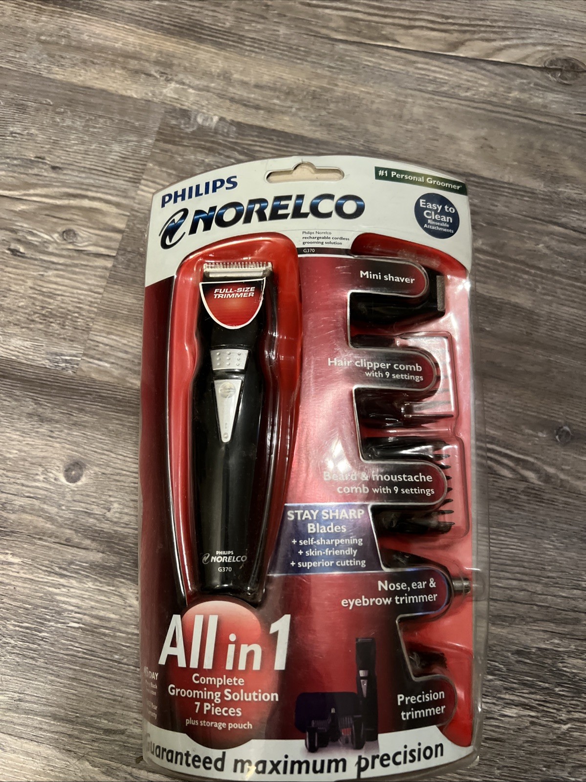 Philips Norelco G370 All-in-1 Grooming System Beard Mustache Trimmer