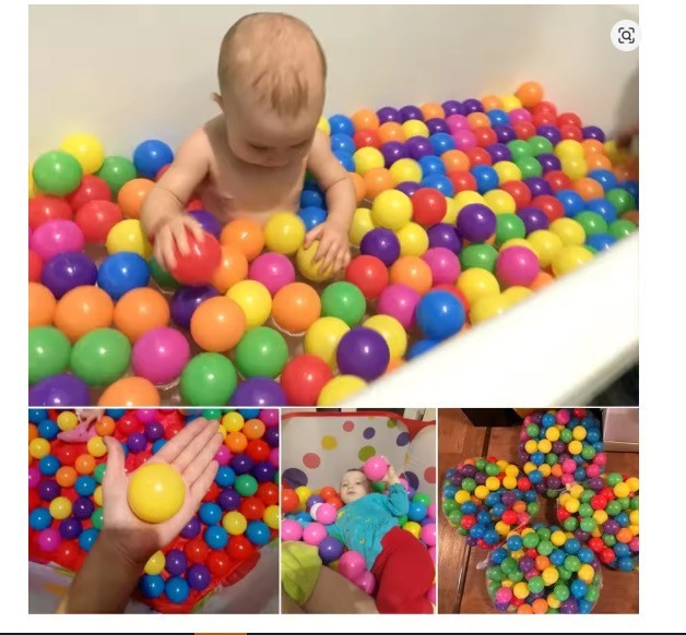 Colorful Plastic Ball Pit Balls Kids Baby Pool Play Toy