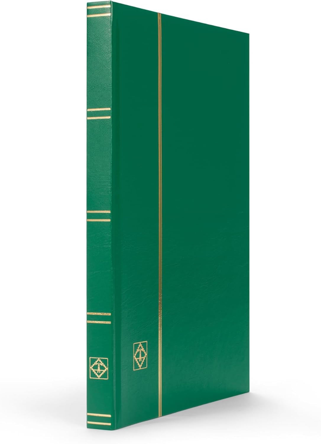 LIGHTHOUSE – “BASIC” Hard Cover Stockbook for Stamps - 32 Black Cardstock 6”X9” 