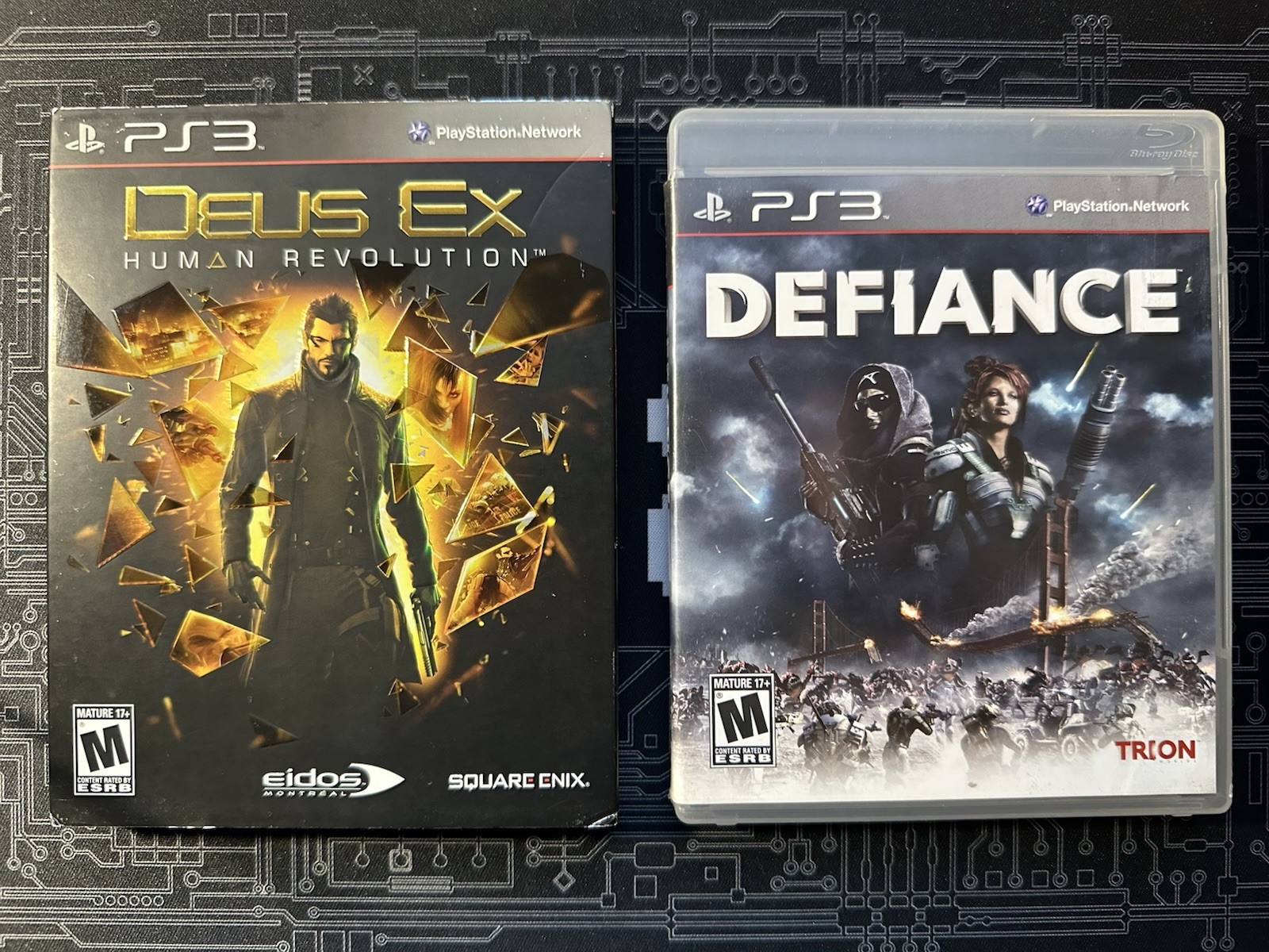 Playstation 3 Game BUNDLE: Deus Ex Human Revolution & Defiance