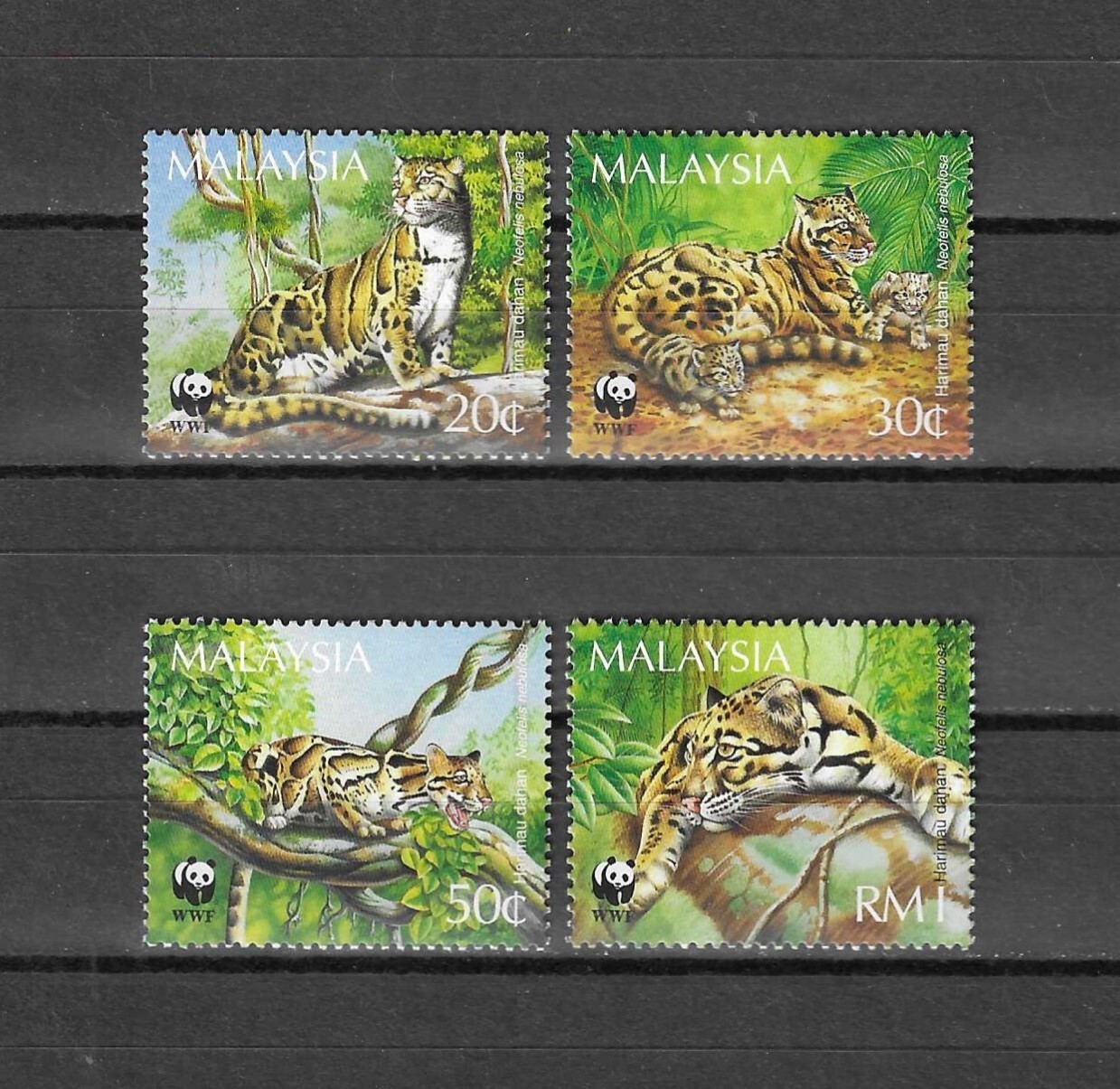 MALAYSIA 1995 WWF SG 119/122 MNH