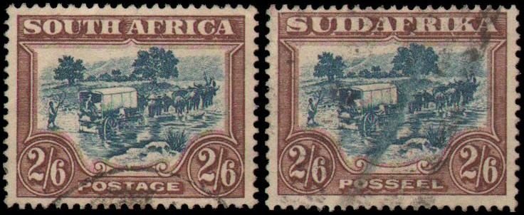South Africa #44a-44b Used