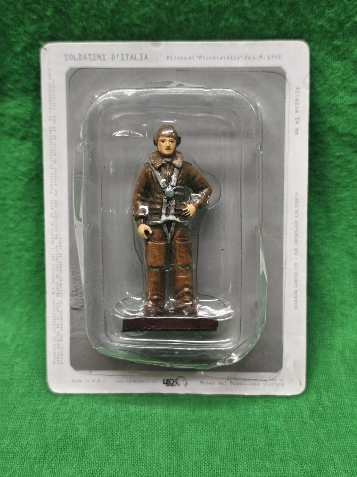 Soldiers of Italy Metal 1/32 WW 2 Pilot Batchiatello in Box